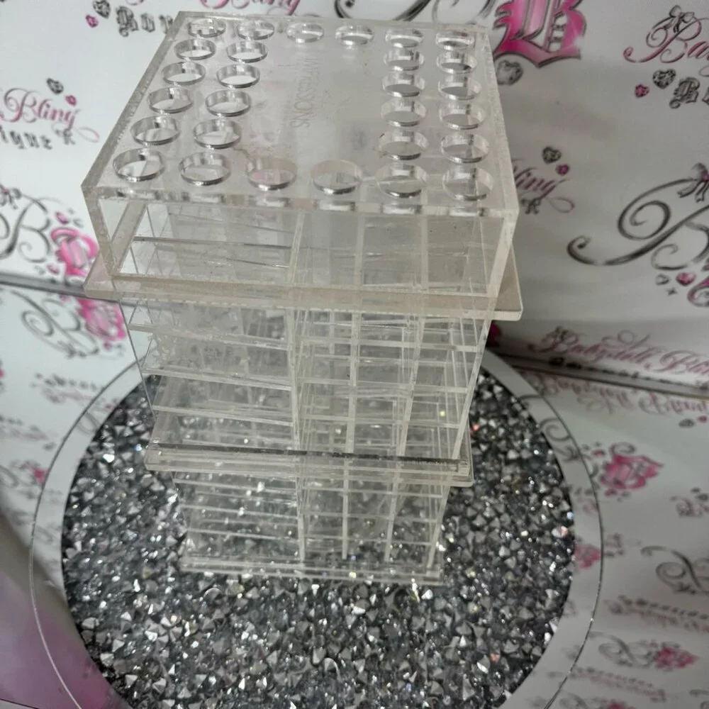 Impressions vanity Makeup Organizer holder lipstick lipgloss Clear Acrylic